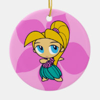 Aloha Honig Hula Mädchen-Verzierungen