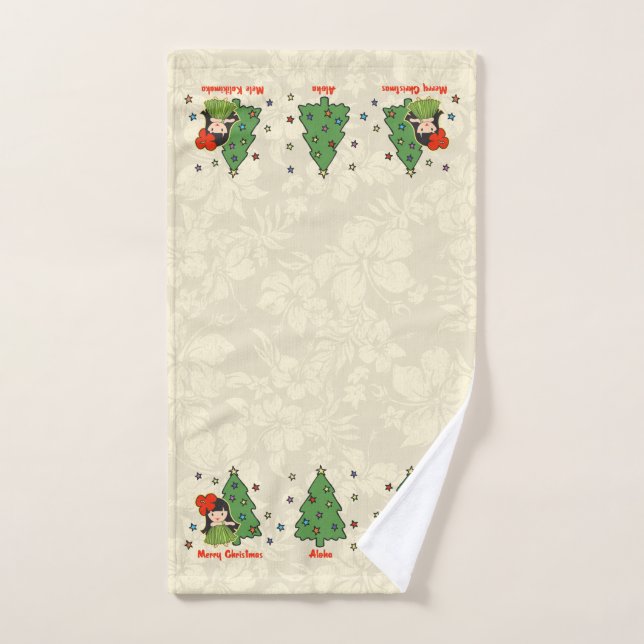 Aloha Honig-Weihnachtenhawaiische Hula Handtuch (Handtuch)