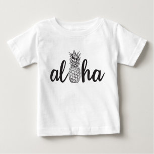 aloha Insel-KinderShirt der Ananas tropisches Baby T-shirt