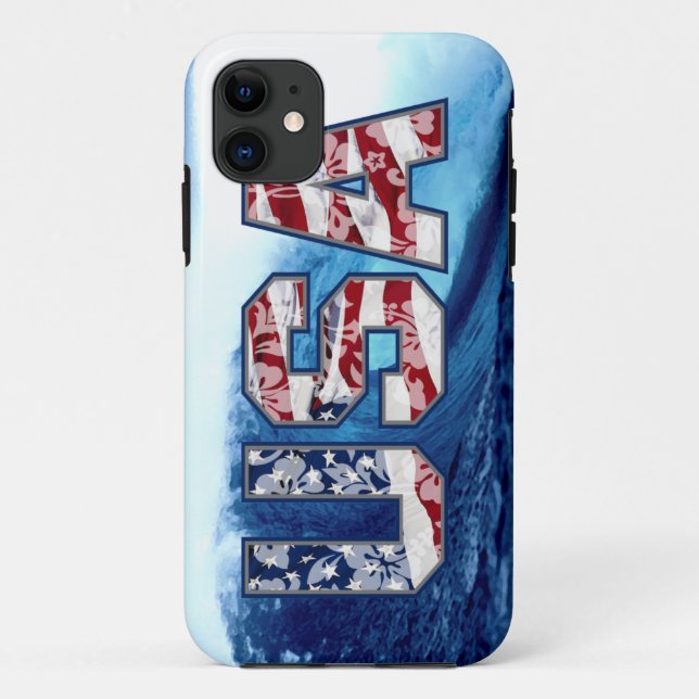 Aloha iPhone 5 Welle USA tropischer Fall Case-Mate iPhone Hülle (Rückseite)