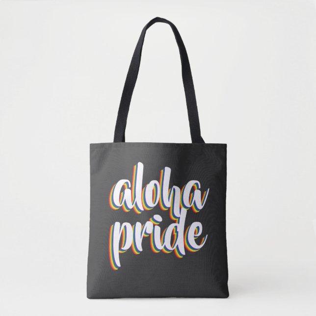 Aloha Is Aloha Rainbow Pride Hawaii (Vorderseite)