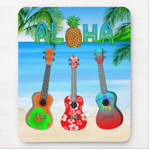 Aloha Island Ukuleles Mousepad
