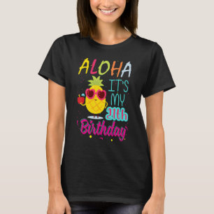 Aloha ist mein 21. Geburtstag Hawaiian 21 Jahre al T-Shirt