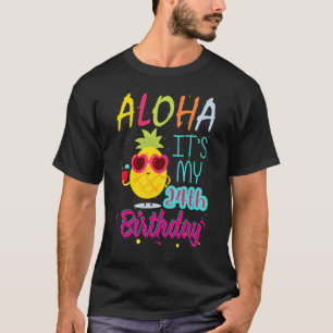 Aloha ist mein 24. Geburtstag Hawaiian 24 Jahre al T-Shirt