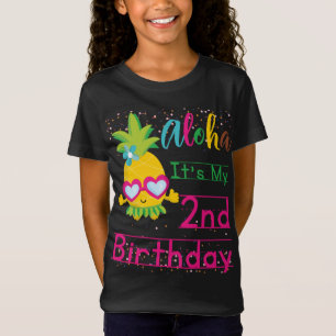 Aloha It's My 2. Birthday Hawaii Sonnenbrille Frui T-Shirt