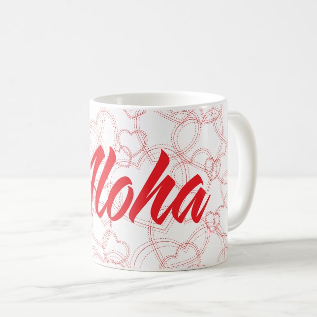 Aloha Kaffeetasse (VorderseiteRechts)