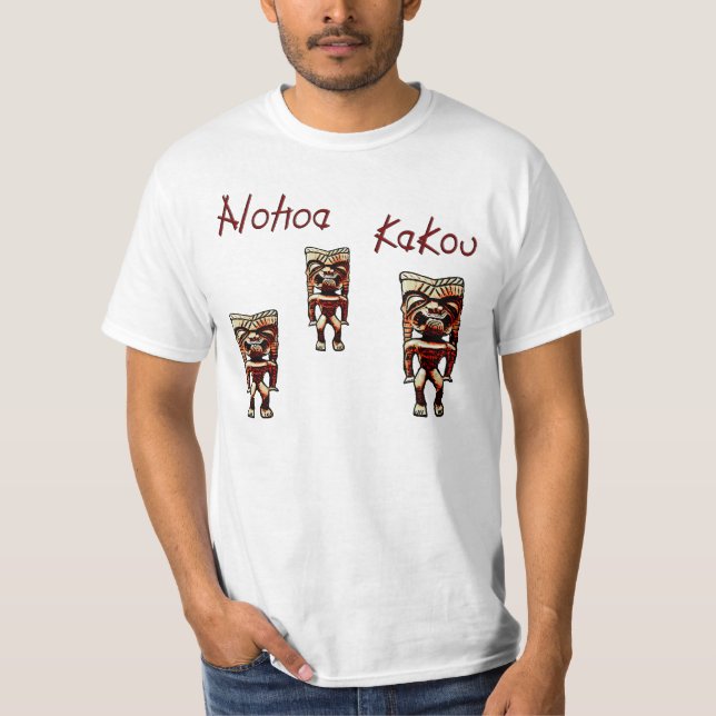 aloha kakou tiki Shirt (Vorderseite)