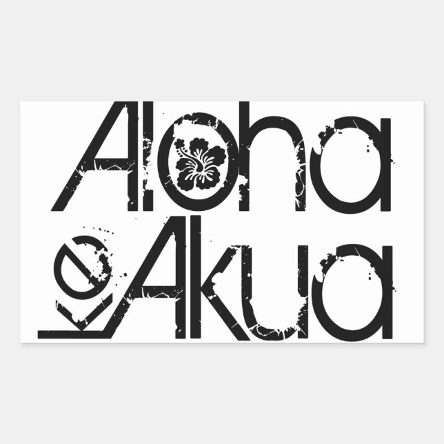 Aloha Ke Akua Stickers (Vorderseite)