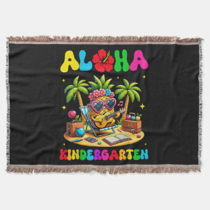 Aloha Kindergarten Ananas Hawaii Zurück zur Schule Decke