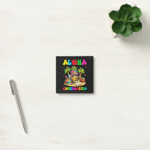 Aloha Kindergarten Ananas Hawaii Zurück zur Schule Post-it Klebezettel