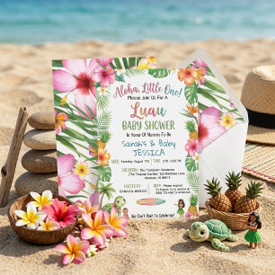 Aloha Little One Luau Baby Shower Einladung