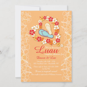 Aloha Love Luau-Brautjunggesellinnenparty-Einladun Einladung