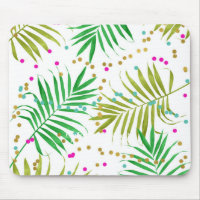 Aloha Luau Tropical Blätter & Fun Confetti Dots