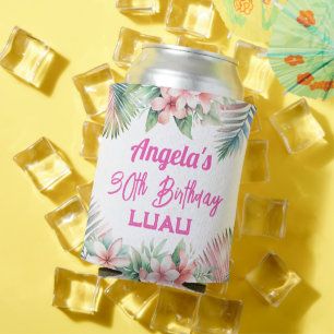Aloha Luau Tropical Erwachsene Geburtstag Dosenkühler