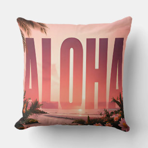 Aloha Luxury Island Editorial Grafikkollektion Kissen