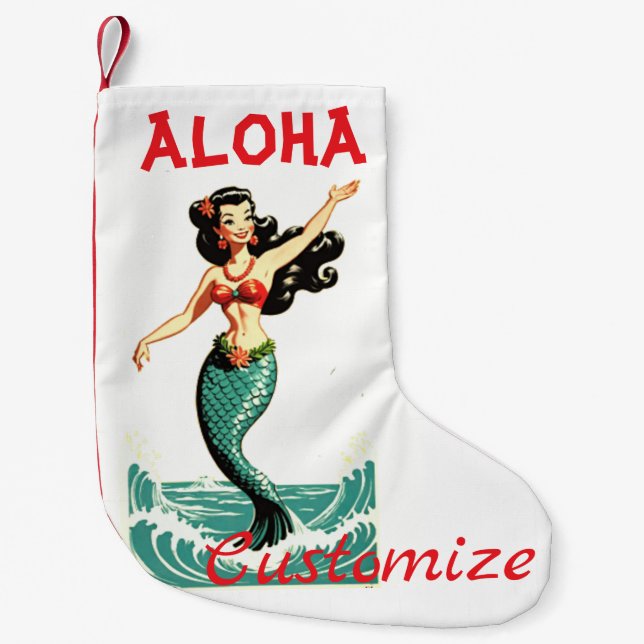 Aloha Mermaid Thunder_Thunder_Cove Kleiner Weihnachtsstrumpf (Vorderseite)