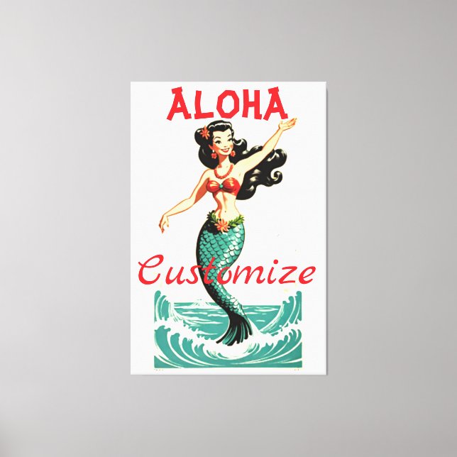 Aloha Mermaid Thunder_Thunder_Cove Leinwanddruck (Vorderseite)