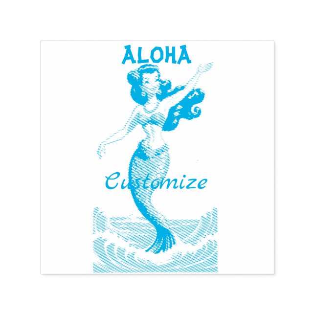 Aloha Mermaid Thunder_Thunder_Cove Permastempel (Design)