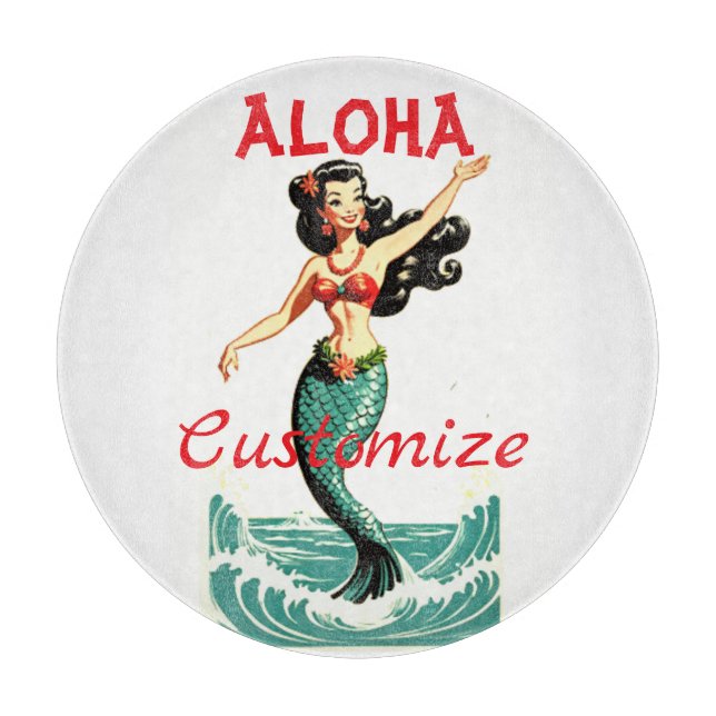 Aloha Mermaid Thunder_Thunder_Cove Schneidebrett (Vorderseite)