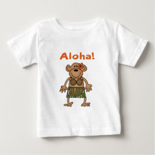 Aloha Monkey Baby T-shirt