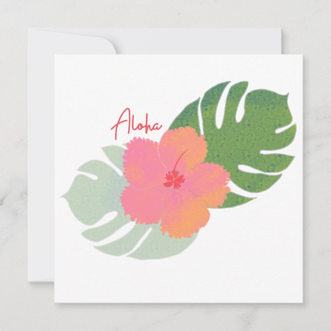 Aloha Notecard (Vorderseite)