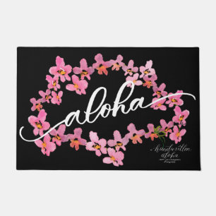 Aloha Orchid Welcome Mat Fußmatte
