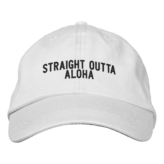 Aloha Oregon Hat Bestickte Baseballkappe (Vorderseite)