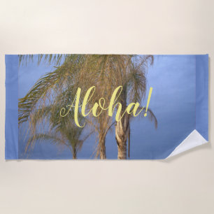 Aloha-Palmen-Strandtuch Strandtuch