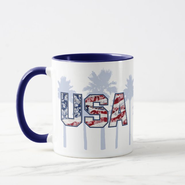 Aloha Palms USA Tasse (Links)