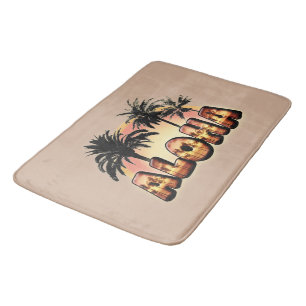 Aloha Palmtree Badematte