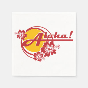Aloha Paper Napkins Serviette