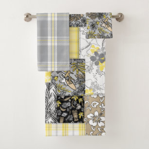 Aloha Patchwork Hawaiianische Tropenprinzen - Neut Badhandtuch Set