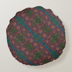 Aloha Pattern Rundes Kissen