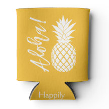 Aloha Pineaple Beach Party Luau | gelb weiß