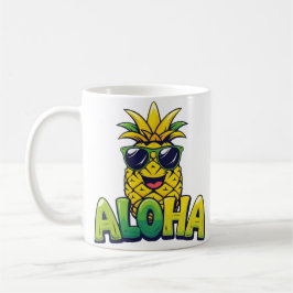 Aloha Pineaple Collection Aquamarine Kaffee-Tasse Kaffeetasse