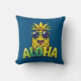 Aloha Pineaple Collection Aquamarines Keuchkissen Kissen