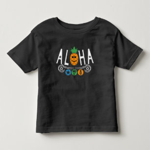 Aloha Pineaple Design - Kleinkind Fine Jersey T-Sh T-shirt