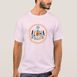 Aloha Pineaple Design - T - Shirt für Männer