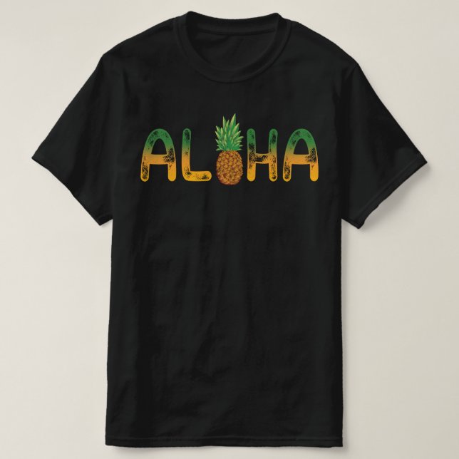 Aloha Pineaple T-Shirt (Design vorne)
