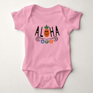 Aloha Pineappdesign - Baby Jersey Bodysuit Strampler
