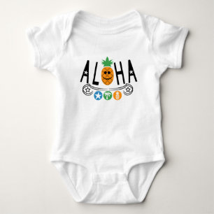Aloha Pineappdesign - Baby Jersey Bodysuit Strampler