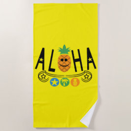 Aloha Pineappdesign - Strandtuch