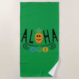 Aloha Pineappdesign - Strandtuch