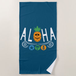 Aloha Pineappdesign - Strandtuch