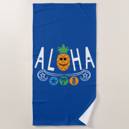 Aloha Pineappdesign - Strandtuch