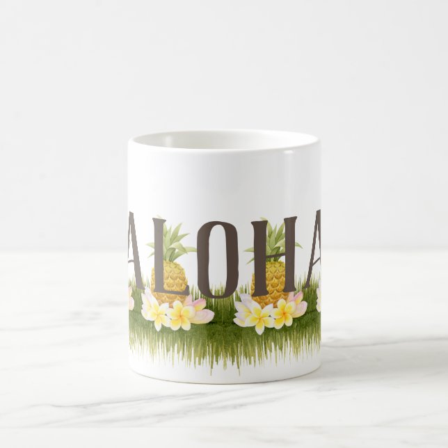 Aloha Pineapple Border Kaffeetasse (Mittel)