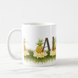 Aloha Pineapple Border Kaffeetasse