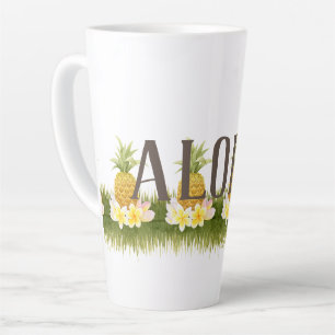 Aloha Pineapple Border Milchtasse