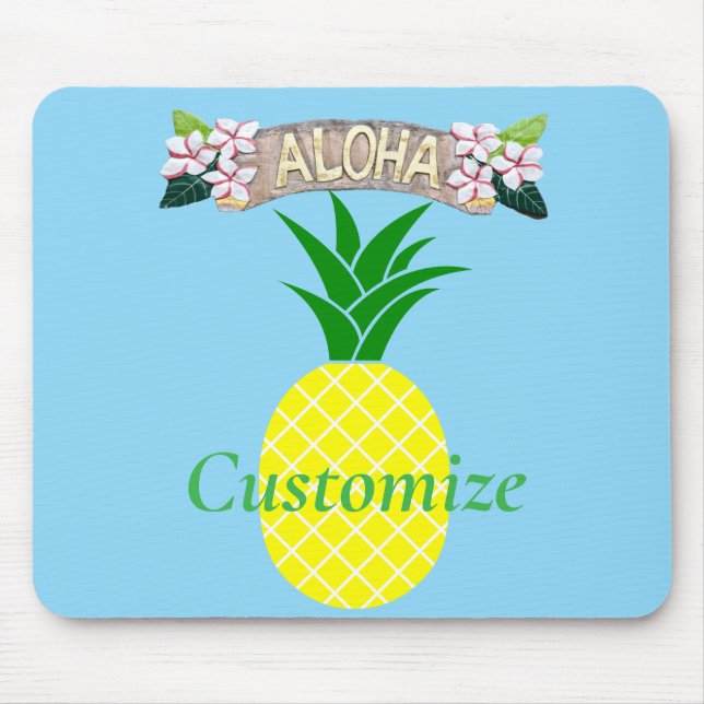Aloha Pineapple Thunder_Cove Mousepad (Vorne)