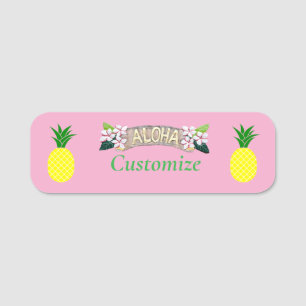 Aloha Pineapple Thunder_Cove Namensschild